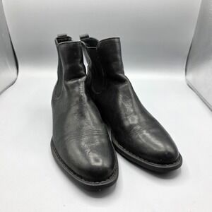 Born Chelsea Boots Womens 7 Black Leather Ankle Booties Western Casual Shoes